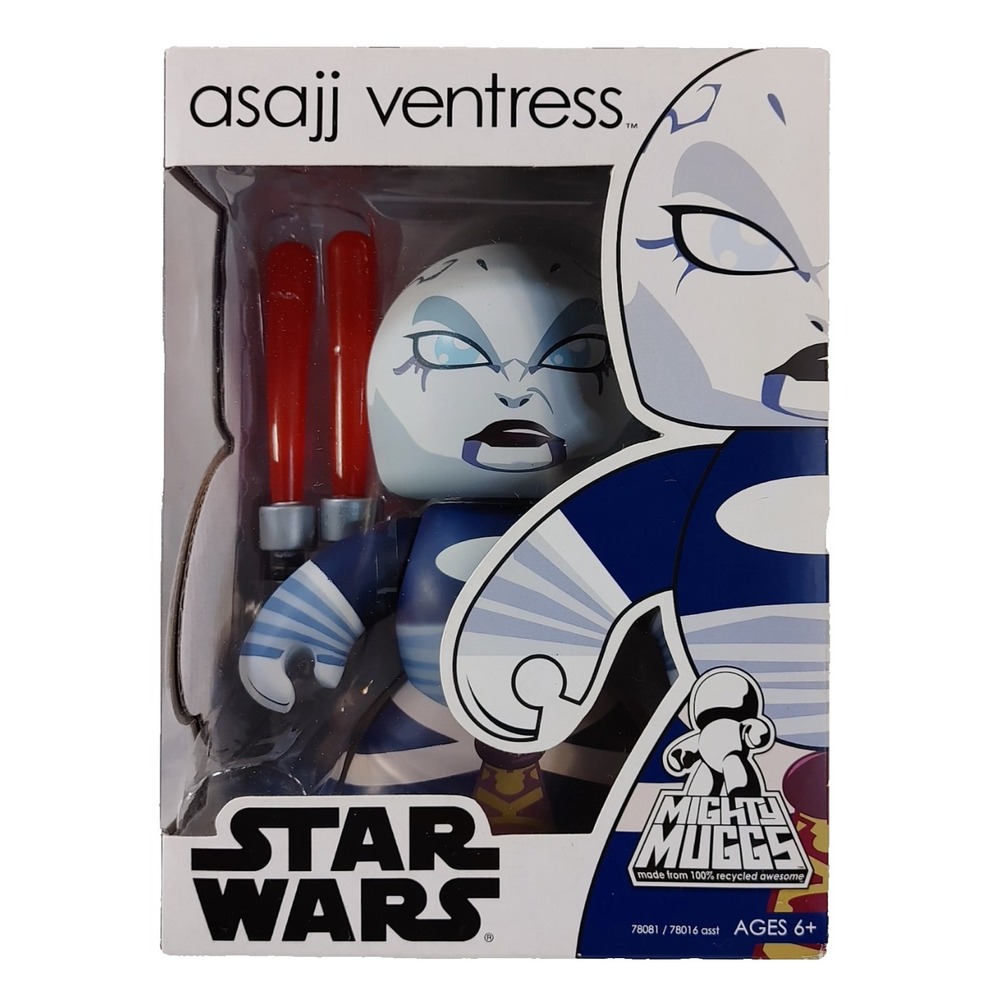 Disney Star Wars Mighty Muggs Asajj Ventress Vinyl Action Figure Hasbro